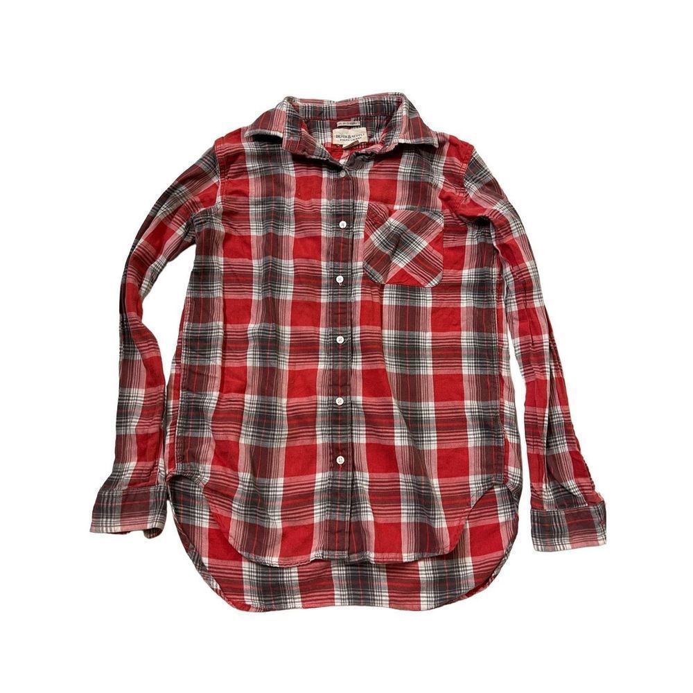 Denim & Supply Ralph Lauren RL Boyfriend Plaid Flannel Shirt Women's S